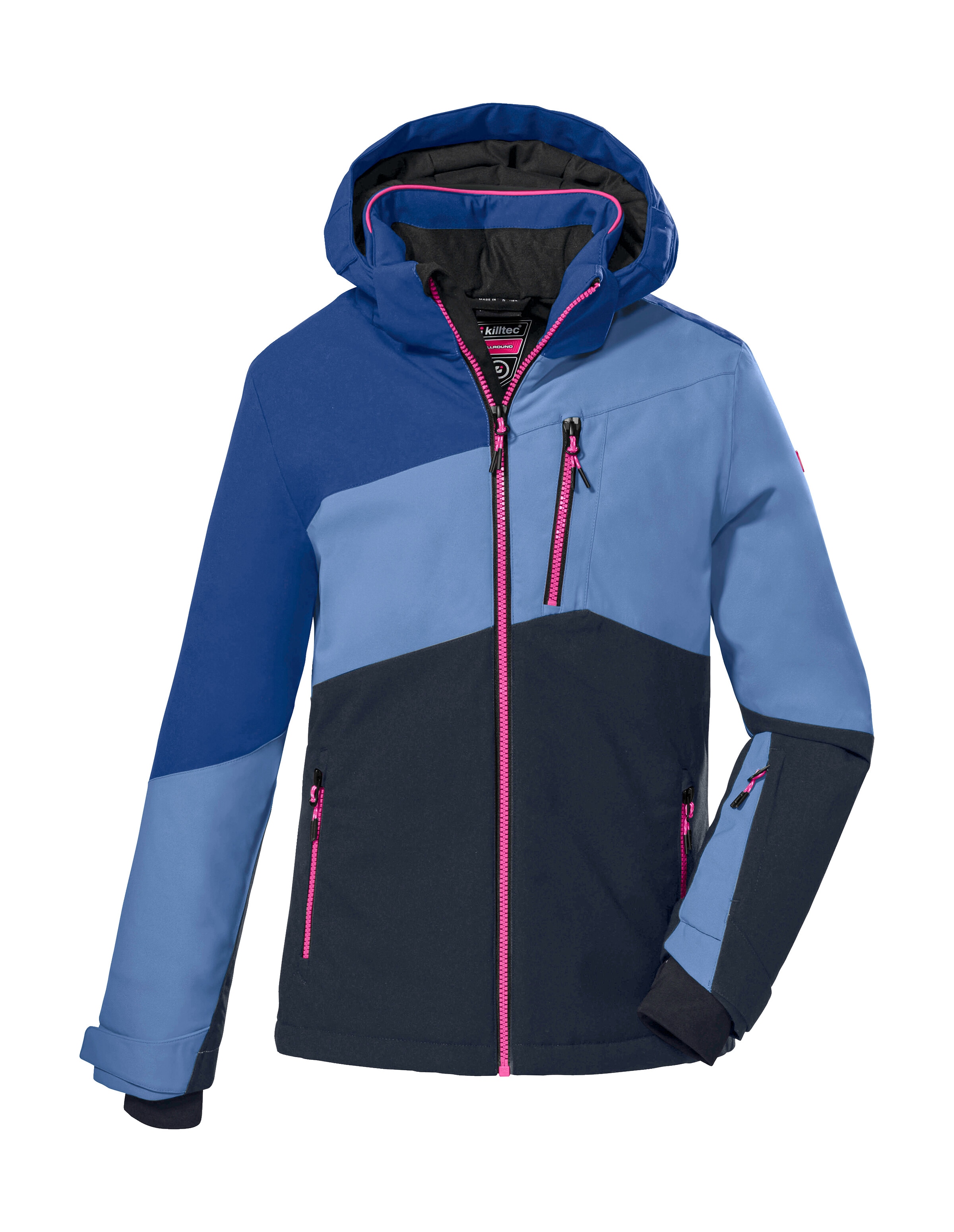 Killtec Skijacke »KSW 166 GRLS SKI JCKT« Atmungsaktive, wasser- und winddichte Skijacke mit abnehmbarer Kapuze