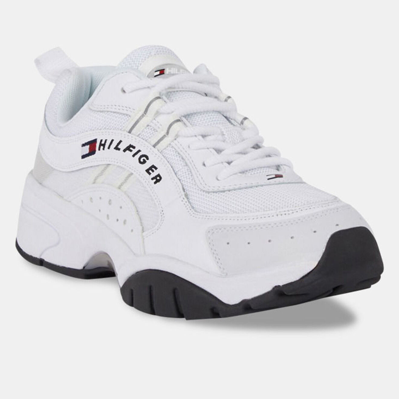 Tommy Hilfiger Baskets en Cuir Runner blanches