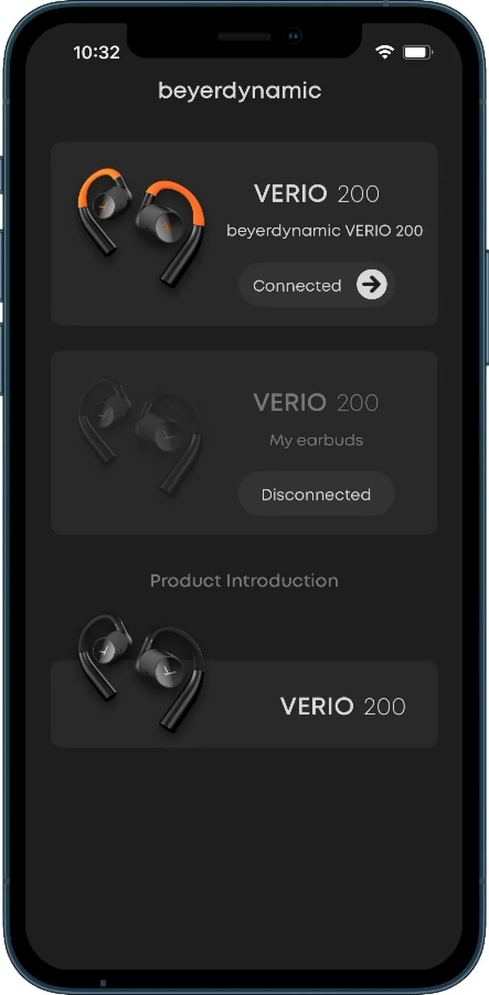 Beyerdynamic Verio 200 Noir & Orange Écouteurs True Wireless
