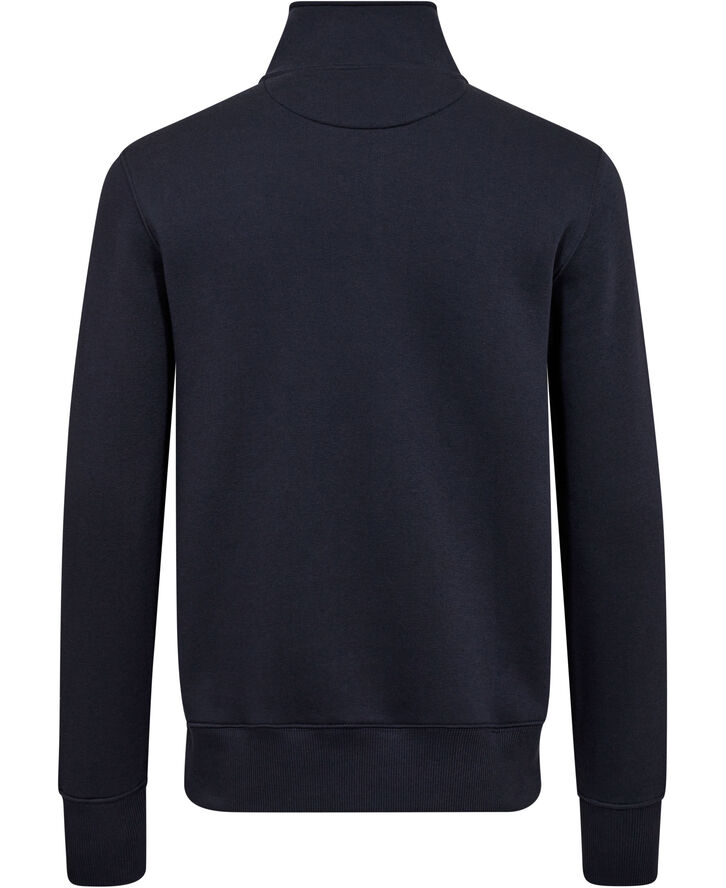 Gant GRAPHIC HALF ZIP Evening blue