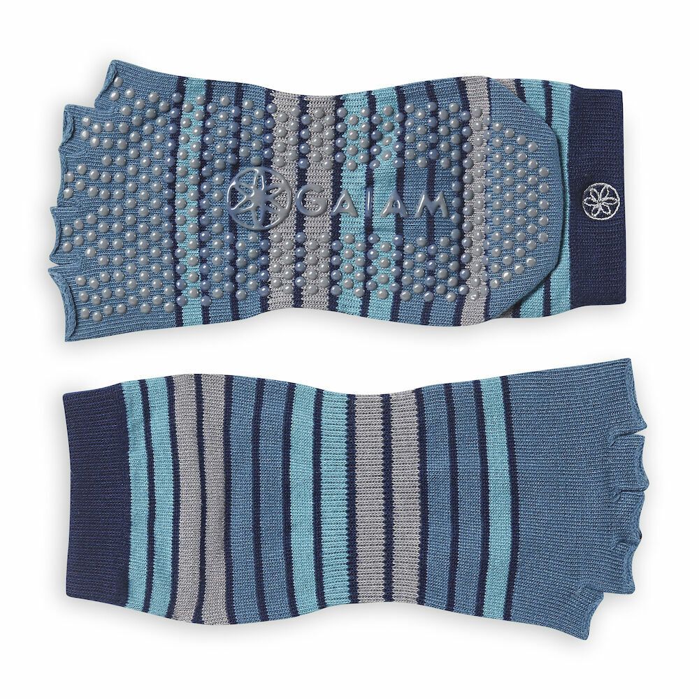 Gaiam Toeless Yoga Socks Skyline
