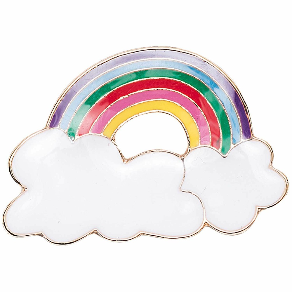 Pin's - arc-en-ciel et nuage - 30 x 21 mm