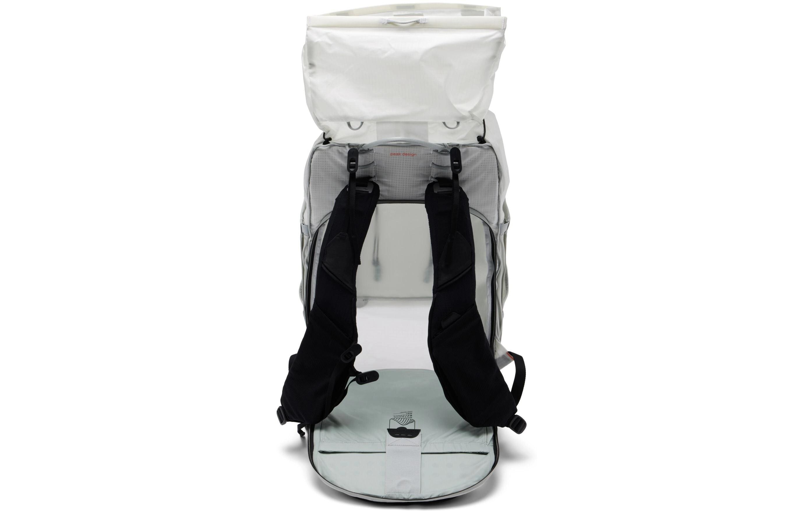 Fotorucksack Outdoor-Rucksack 45L – Weiss<br>Leichter, rahmenloser Tagesrucksack