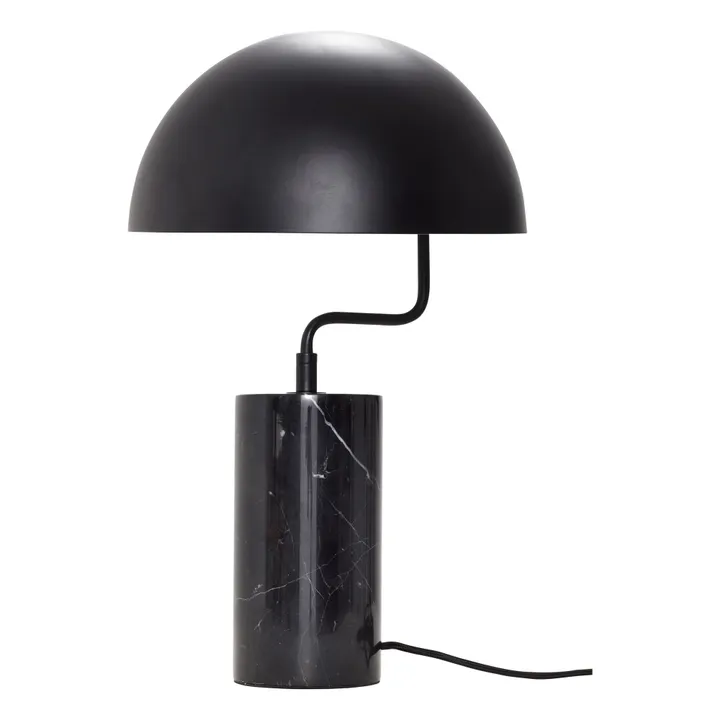 Hübsch Lampe de table en marbre | Noir
