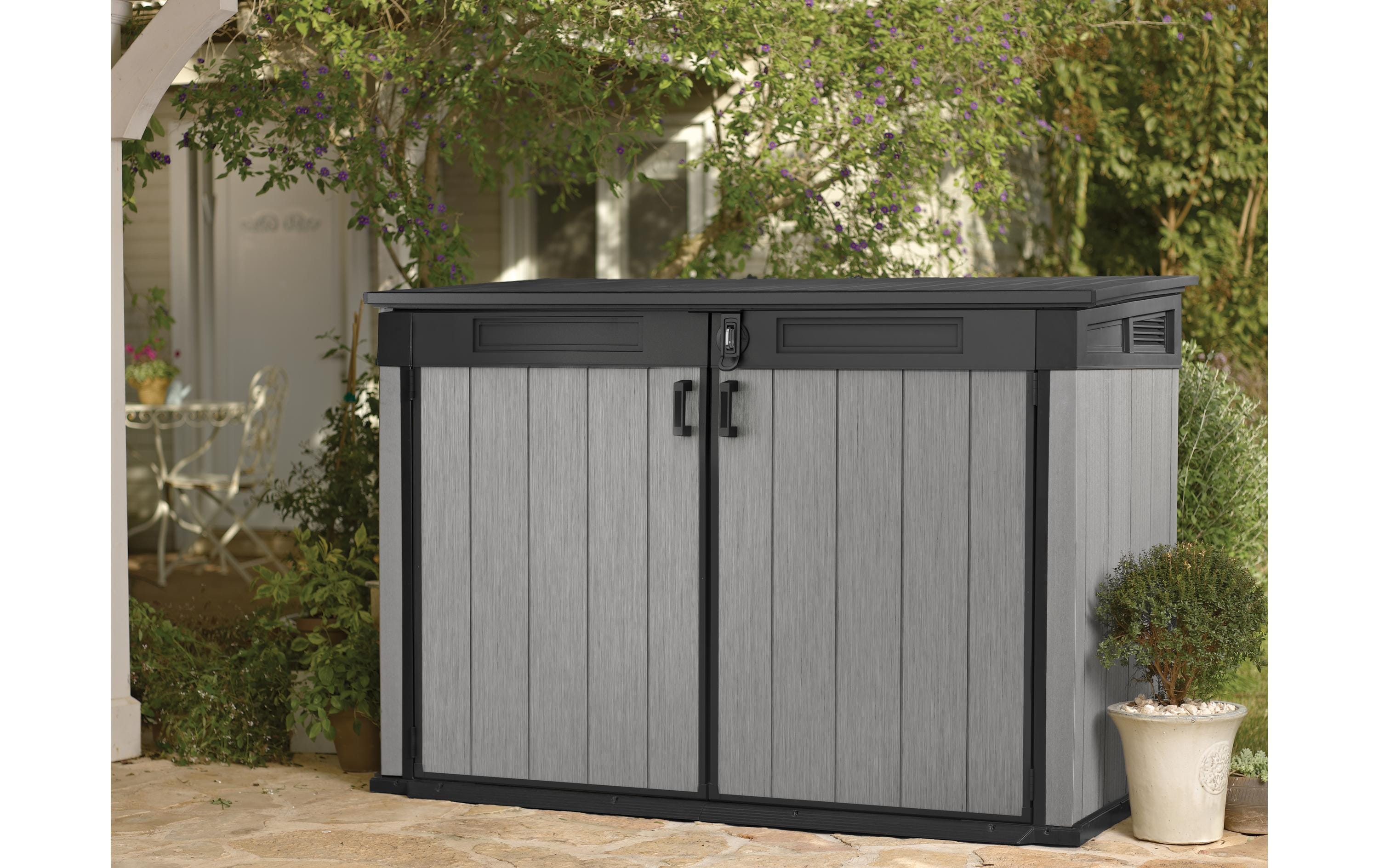 Gartenschrank Grande Store Anthrazit/Grau<br>Grosse Aufbewahrungsbox