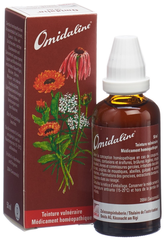 Omida Wundtinktur<br>50 ml, Flüssigkeit zur Anwendung auf der Haut