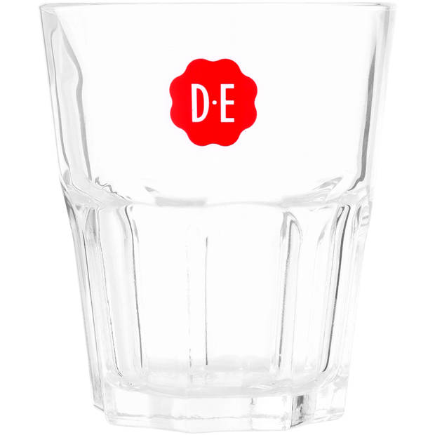 Douwe Egberts Koffieglas zegel rood - 25 cl