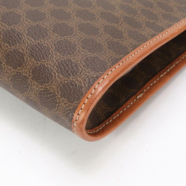 Celine Vintage Celine Clutch Brown