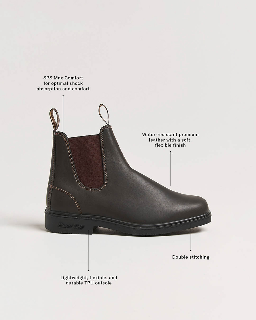 Blundstone 062 Dress Leather Chelsea Boot Stout Brown