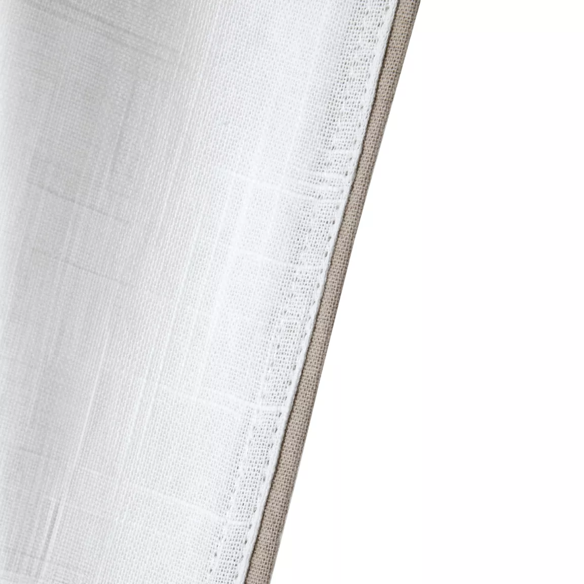Rideau coton (140 x 260 cm) Helios Blanc