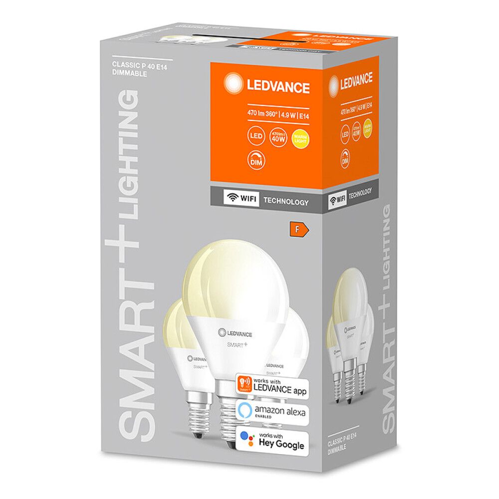 LYSPÆRE LEDVANCE LED SMART+ WIFI CLP E14 470LM 4,9W DIMBAR