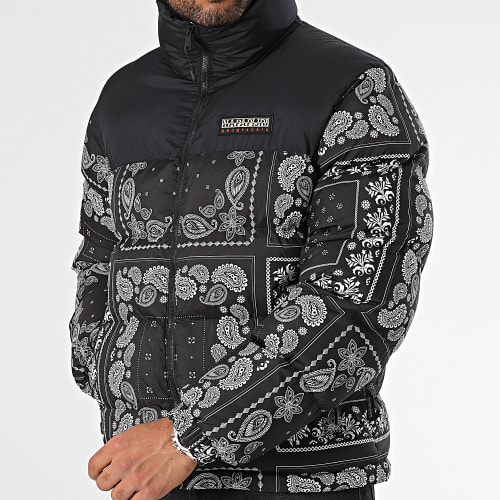Doudoune A4HEE Noir Bandana