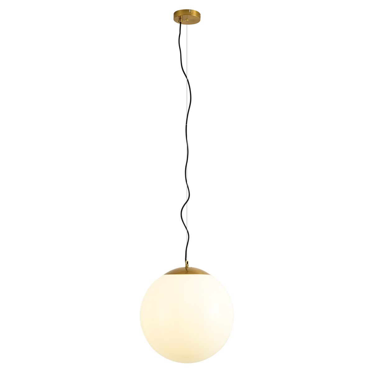 Scandinavische hanglamp opaal glas 40 cm - Ball 40