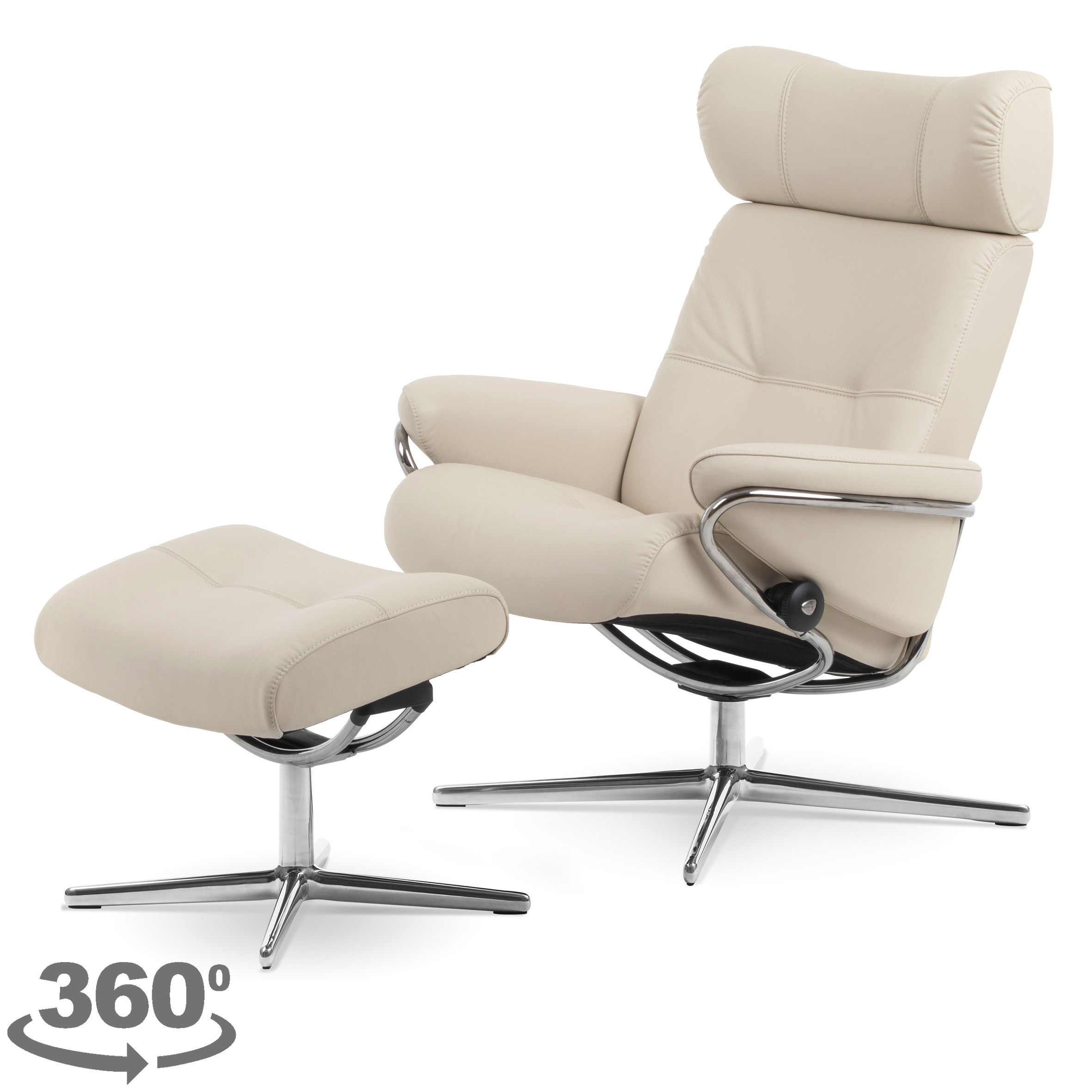 Relaxfauteuil Berlin LowBack met hoofdsteun  | StresslessB82 x D78 x H99 cm