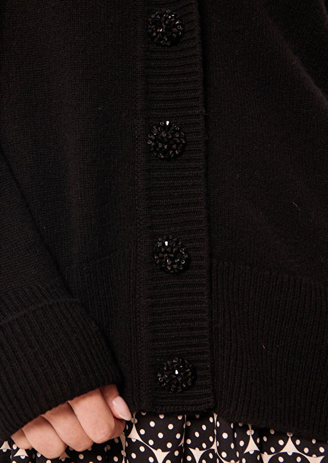 Gilet Giuliettanoir en laine