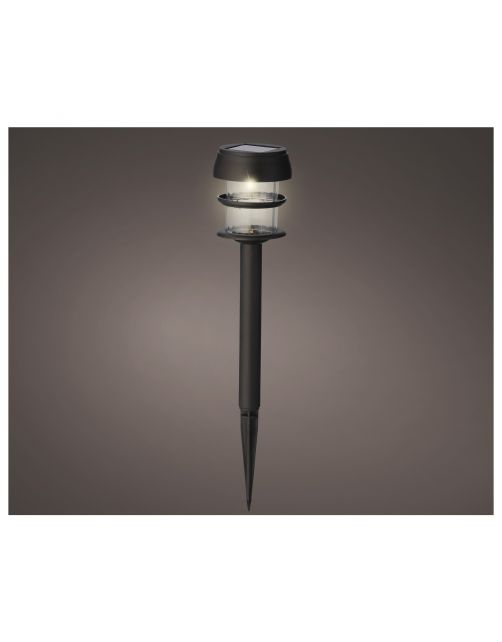 Lumineo Solar Tuinlamp - Tuinverlichting - 24 cm Zwart 1 led