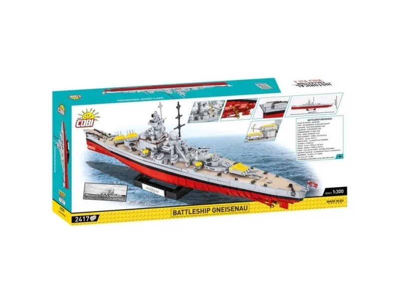 COBI Battleship Gneisenau, Byggesæt, 2417 stk