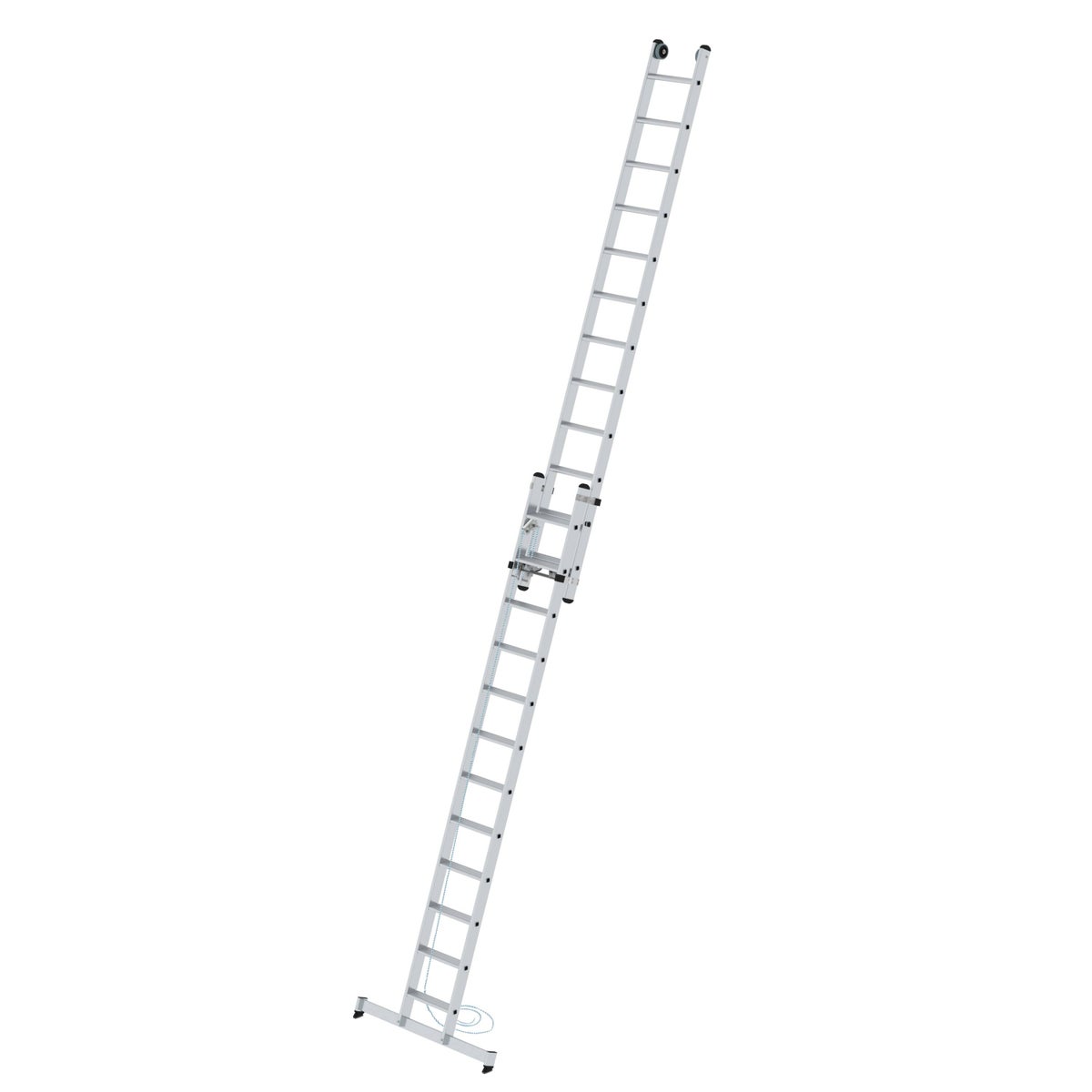 PROREGAL Step Touwladder, 2-delig met dwarsbalk, 2 x 12 treden