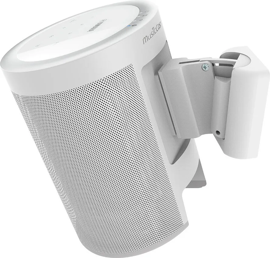 Support mural Cavus Blanc pour Yamaha MusicCast 20 (la pièce) Supports pour enceintes