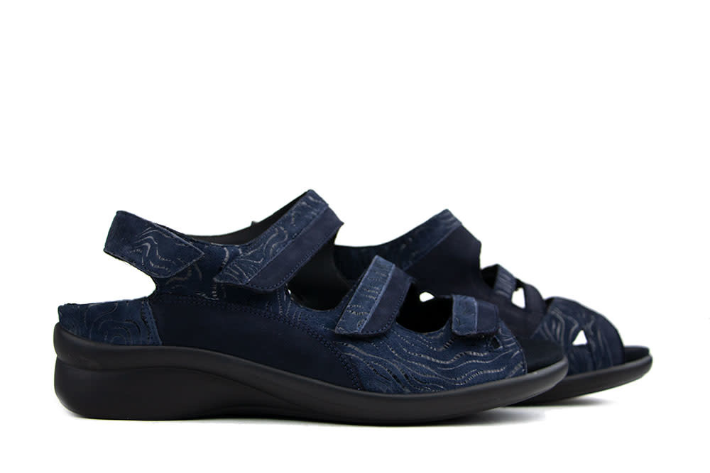 Durea Sandaal Donkerblauw K-leest