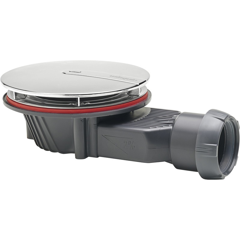 Wirquin Slim+ doucheafvoerplug Ø90mm d40 verchroomd