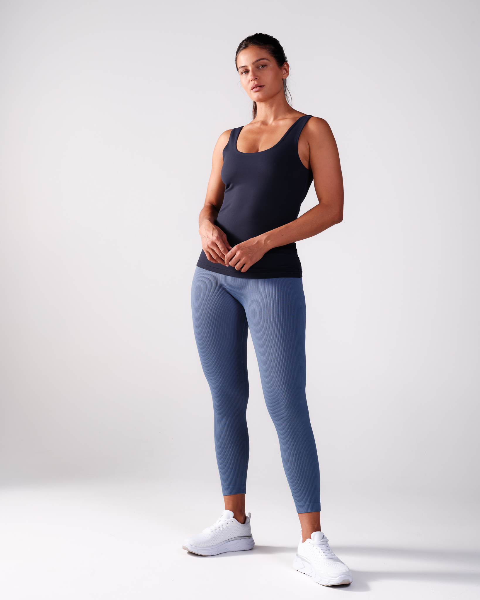LEVITY Rib Tights Blue