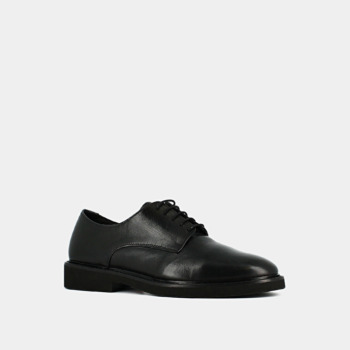 Derbies à lacets  en cuir noir