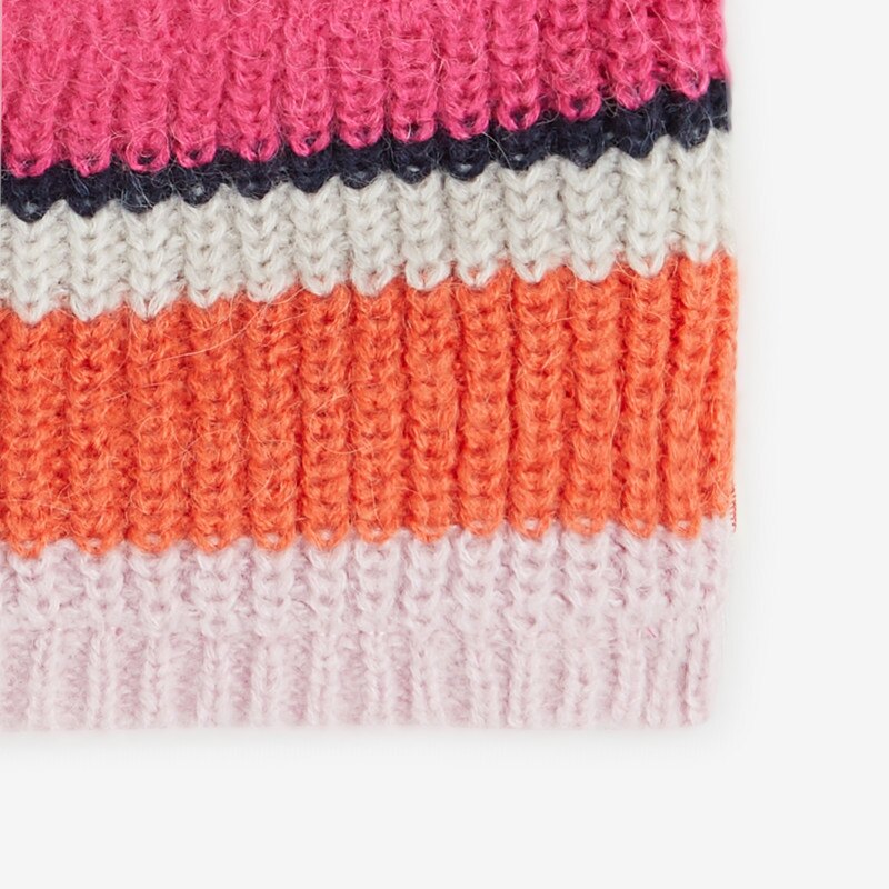 Snood bébé fille rose en tricot Catimini Rose