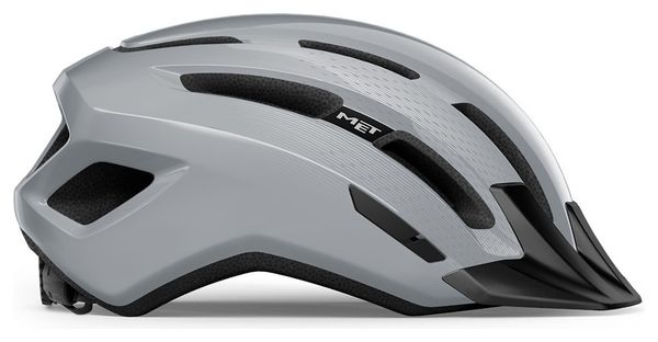 Casque Met Downtown Gris Brillant