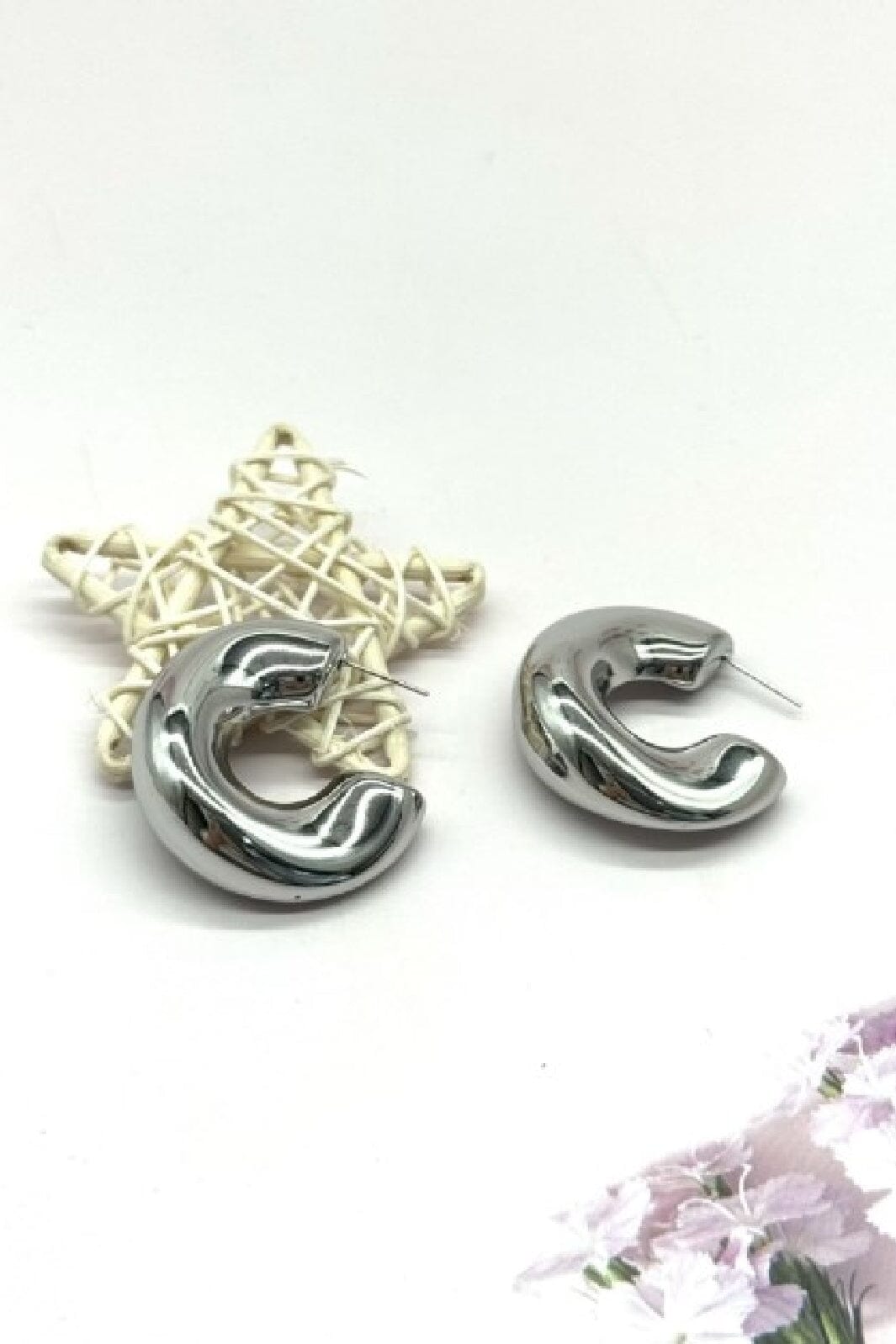 Anobel Copenhagen Stainless Steel Creole Earring BOJ834220