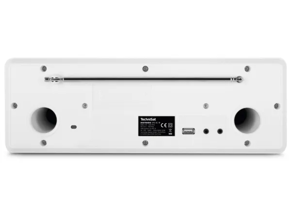TechniSat DigitRadio 370 CD IR - Audiosystem - 2 x 5 Watt - hvid