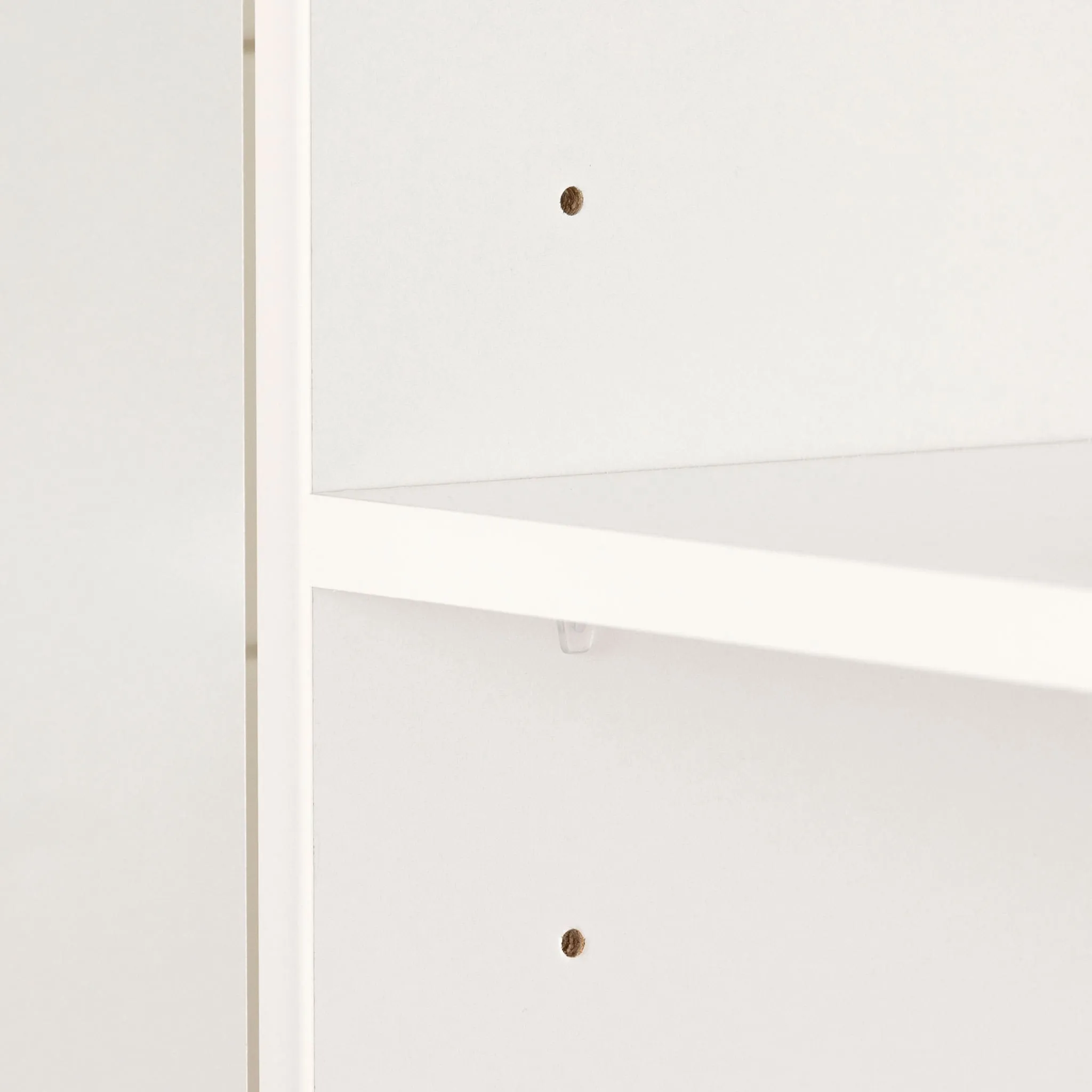South Shore Armoire de Rangement avec 2 Portes - Farnel Blanc Solide