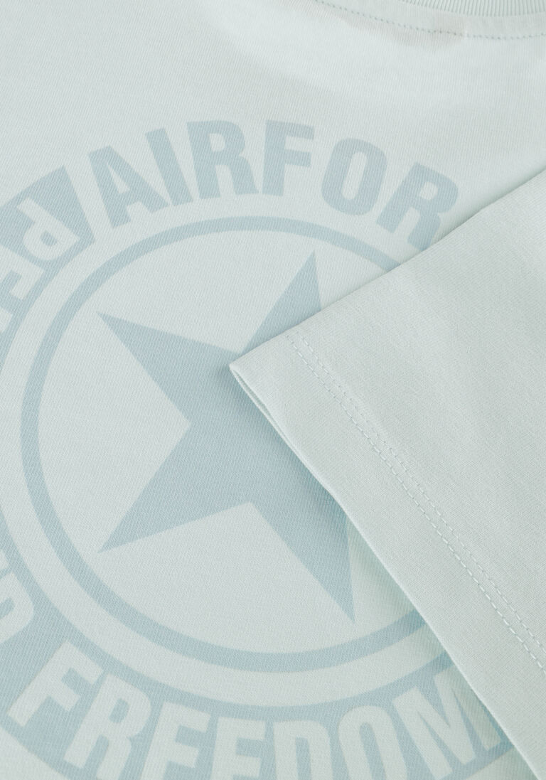 AIRFORCE lichtblauwe airforce t-shirt geb0883