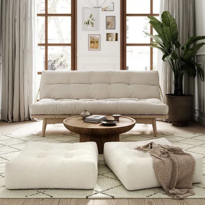 Karup Design - More Pouf, 70 x 70 cm, mocca (755)