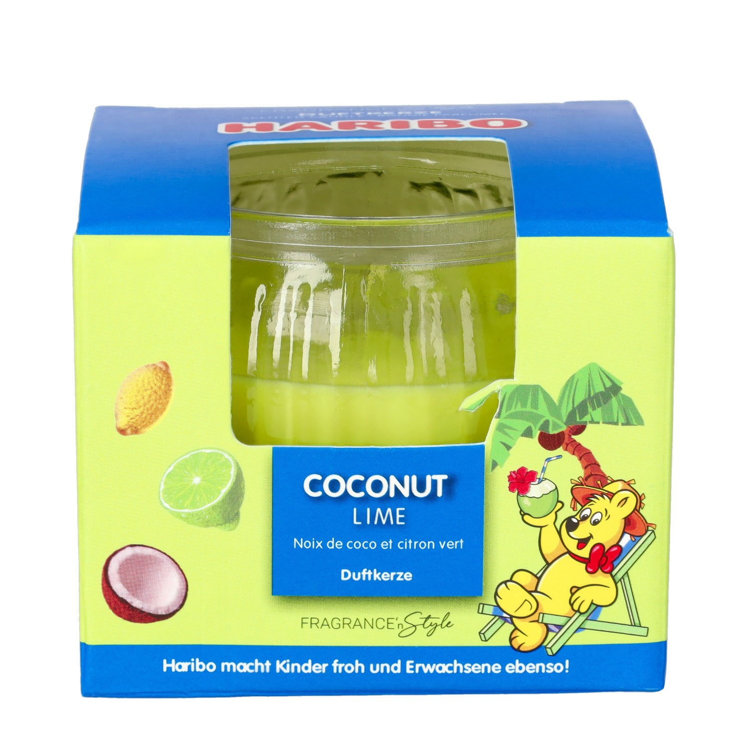 (85g) Duft Kerze im Glas Geschenkidee (13650) - Coconut Lime