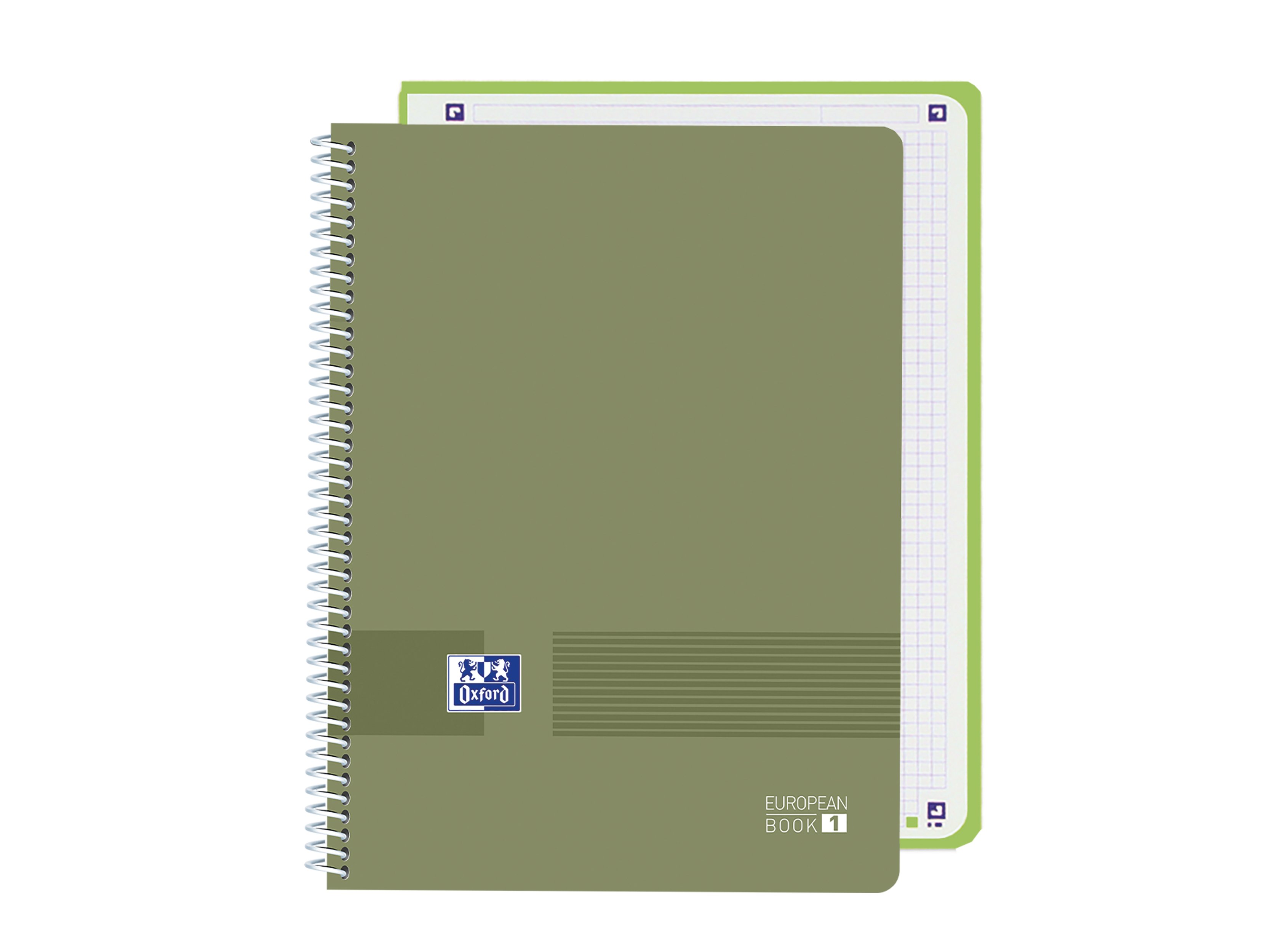 CADERNO ESPIRAL A4 QUADRICULADO POLIPPROPILENO OXFORD LIVE&GO 80 FOLHAS CORES SORTIDAS
