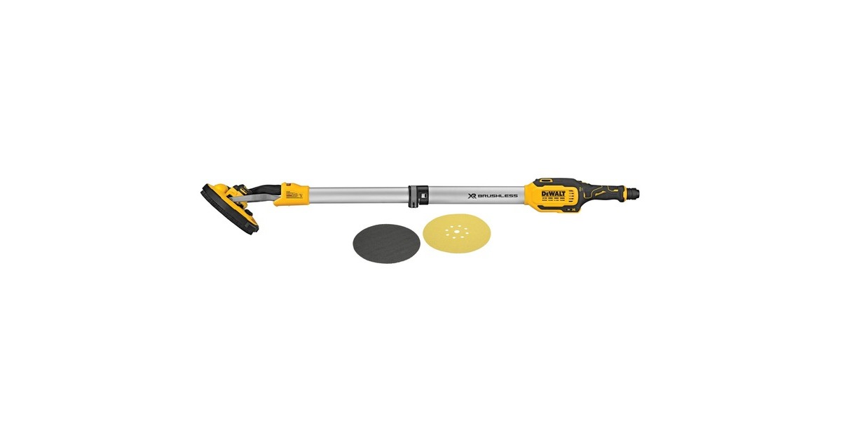 DEWALTWandschuurmachine DCE800N,18V droogbouwschuurmachine  (Geel/zwart, zonder batterij en lader)