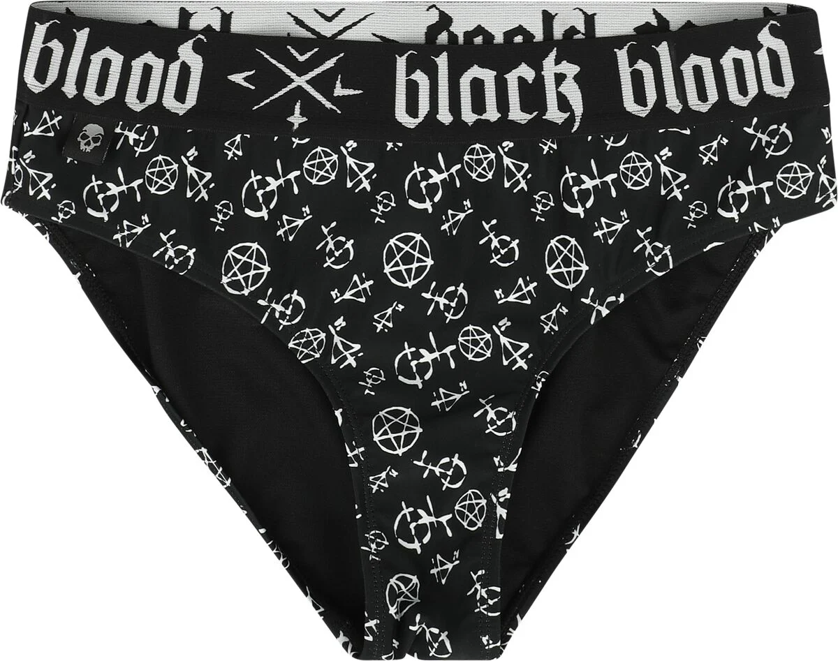Bas de Bikini avec Pentagramme | Gothicana by EMP Bas de bikini