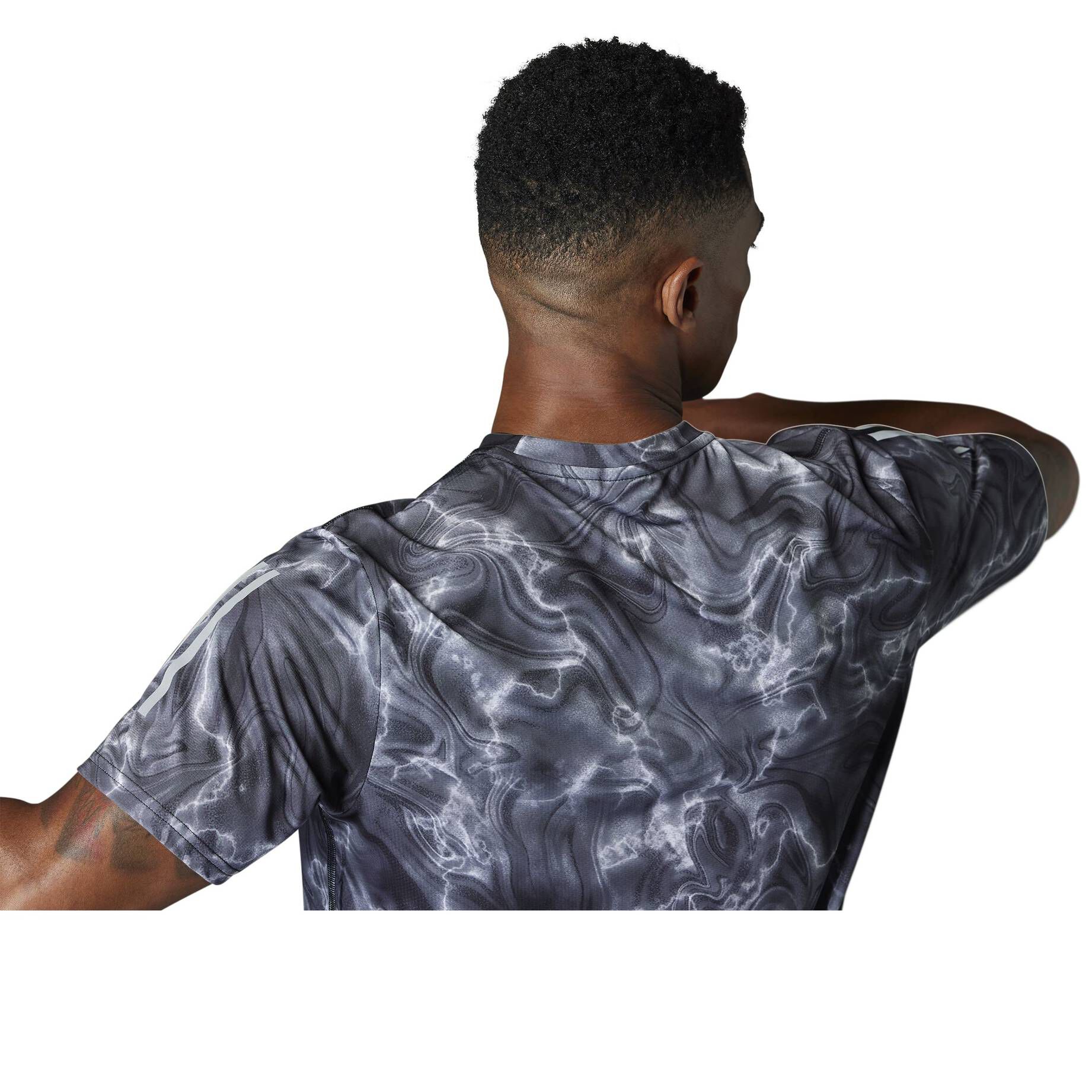 adidas Performance| Herren Laufshirt OWN THE RUN ALLOVER PRINT TEE