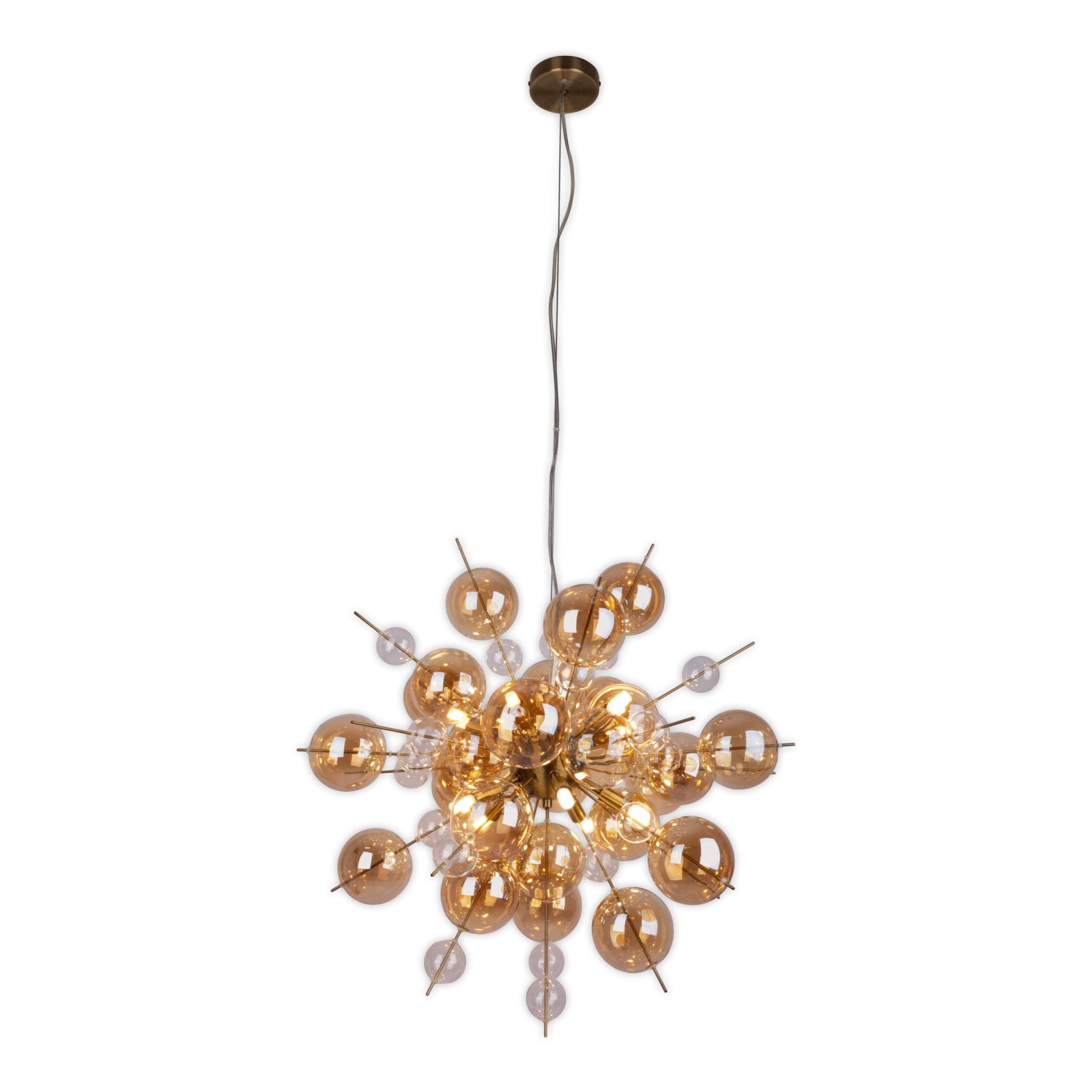 Pendelleuchte EXPLOSION - amber - Glas