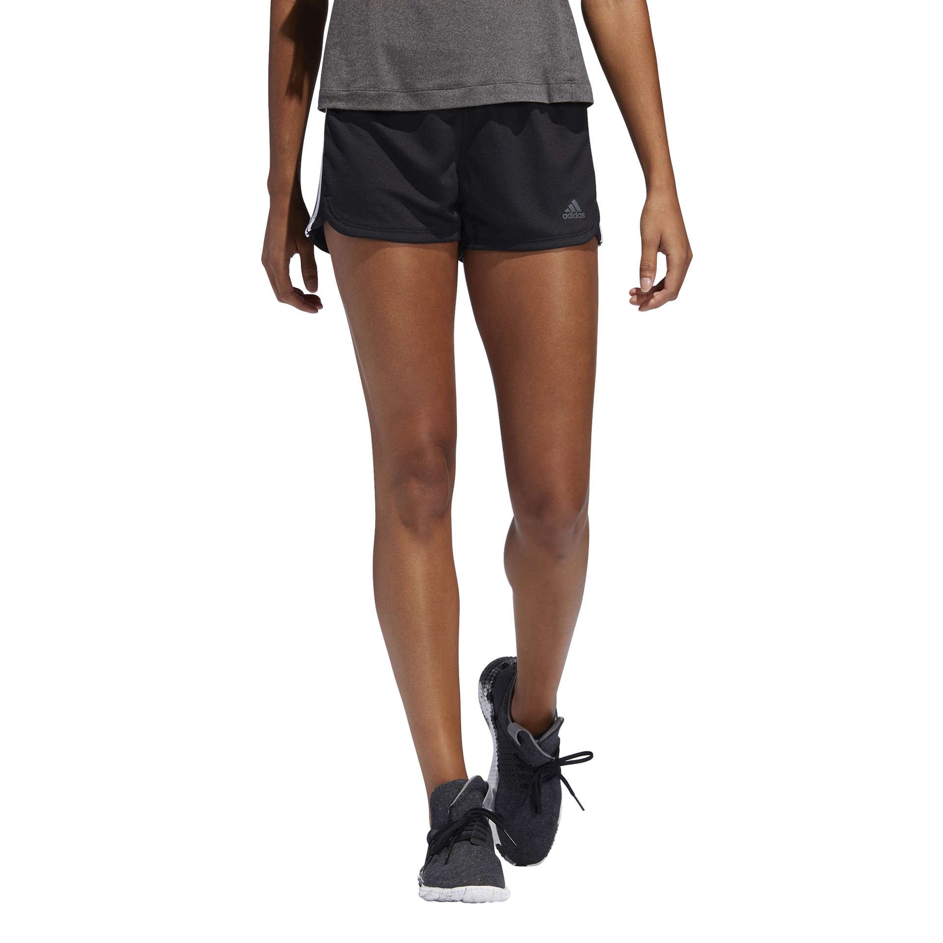 adidas Paces 3 Stripes Hardloopbroek Kort Zwart Dames