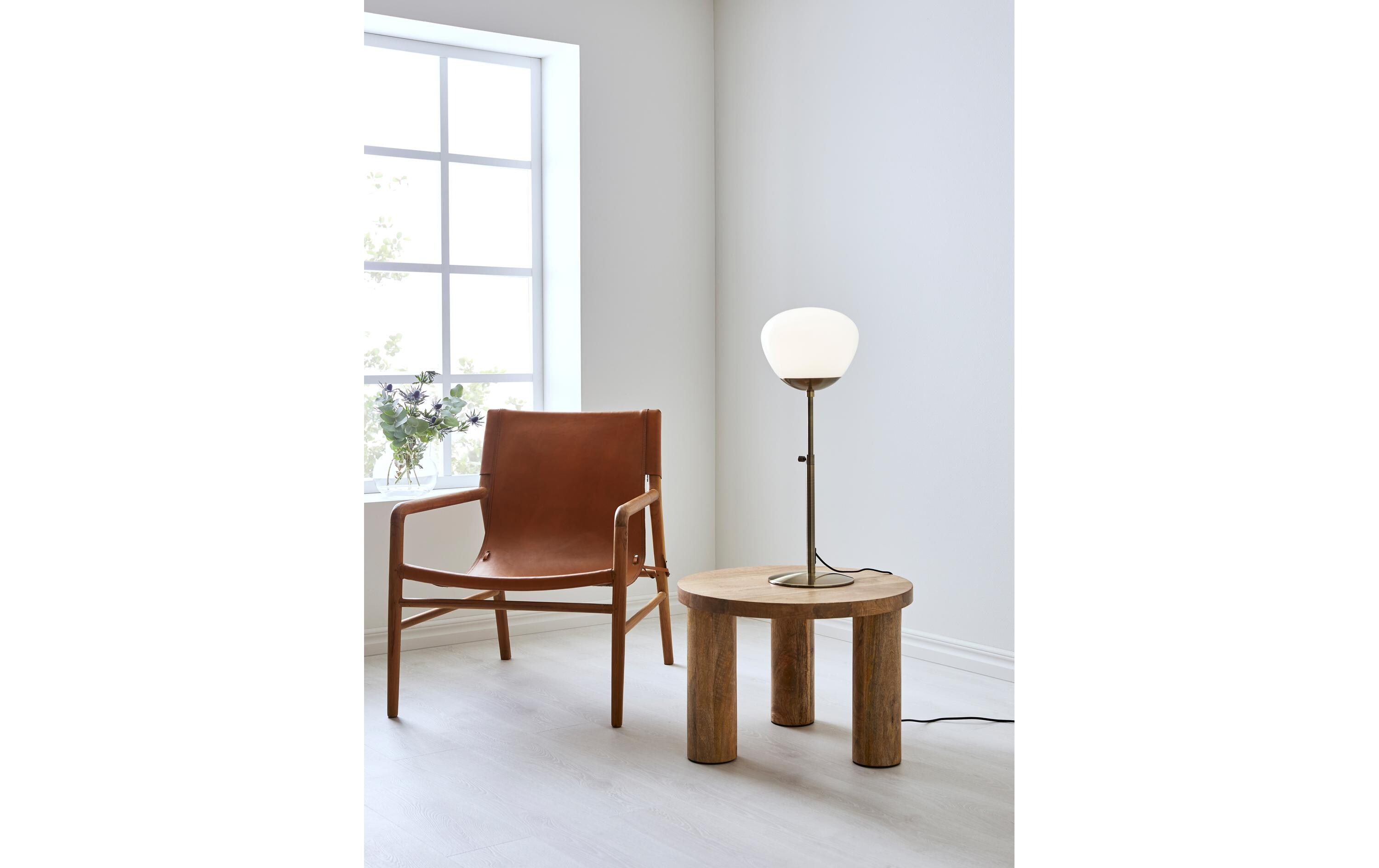 Tischleuchte Rise, E27, max. 40W, Antique/Weiss<br>Dekorative Tischlampe