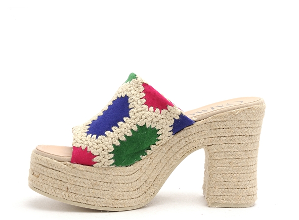 Gaimo mules et sabots talons femme country multicolore