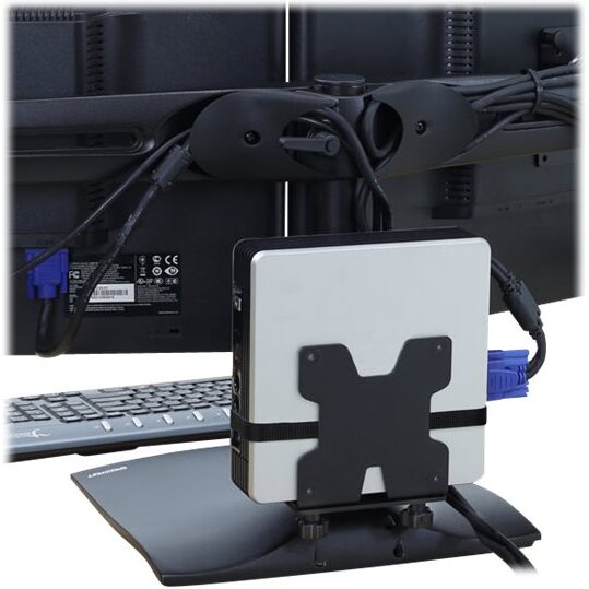 Ergotron 80-107-200 support pour unité centrale Support de CPU monté sur bureau Noir