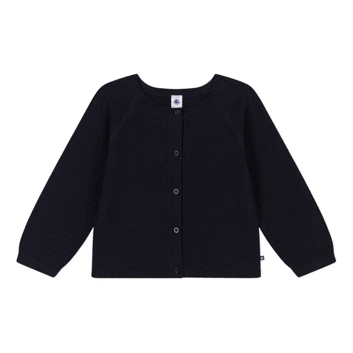 Petit Bateau Cardigan Tricot | Bleu marine