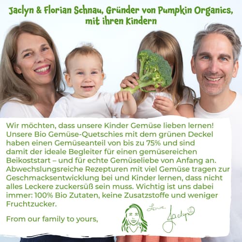 Pumpkin Organics Bio Quetschie Süßkartoffel, Karotte, Linsen, Brokkoli, Banane