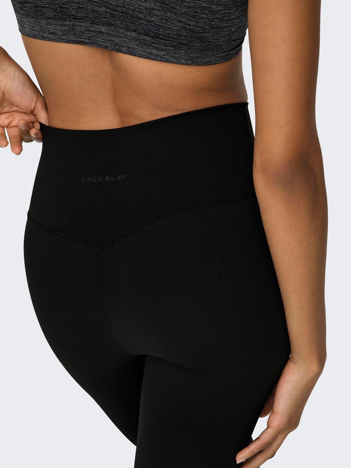 ONPJAM-3-SANA Super-High Waist Enger Schnitt Sportleggings Black
