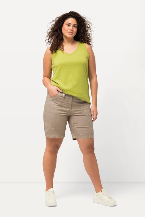 Cargo-Bermuda, Komfortbund, 4-Pocket-Schnitt