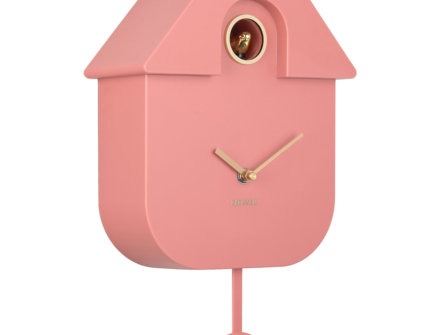 Karlsson - Wandklok Modern Cuckoo Oro - Rose tan