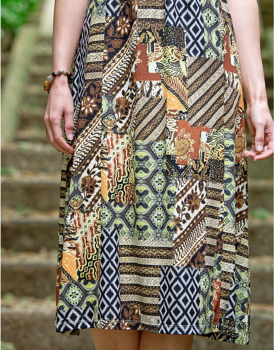 Robe imprimé éthnique